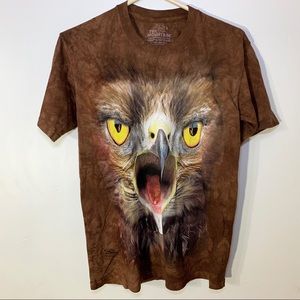 American EagleTye Dye Brown Mens T-Shirt Size S